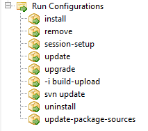 PyScripter - Commandes Run dans l'explorateur de projets PyScripter