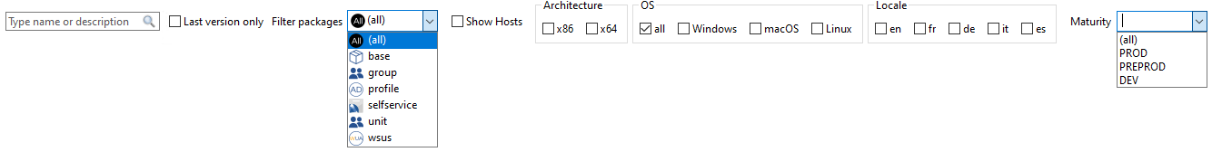 Changing the maturity of a WAPT package